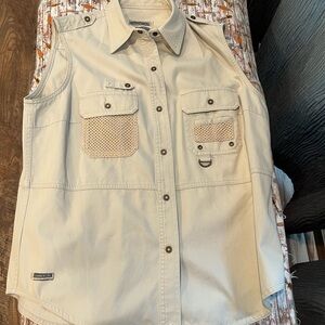 Ralph Lauren Beige Cargo Vest Size M